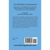 The Raynors of Ketchaponack: A Genealogy of the Descendants of Jonathan Raynor, Grandson of Thurston Raynor of Southampton, Long Island, New York back cover