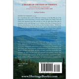 A History of the State of Vermont, from Its Discovery and Settlement to the Close of the Year MDCCCXXX [1830] back cover