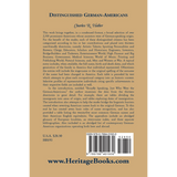 Distinguished German-Americans back cover