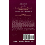 Gleanings from the Christian Advocate and Journal and Zion's Herald, September 1827-August 1831 back cover