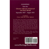 Gleanings from the Christian Advocate and Journal and Zion's Herald, September 1827-August 1831 back cover