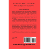 Neikirk, Newkirk, Nikirk and Related Families, Volume Two back cover