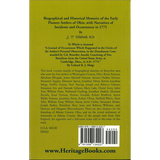 Biographical and Historical Memoirs of the Early Pioneer Settlers of Ohio, with Narratives of Incidents and Occurrences in 1775 back cover