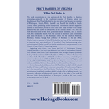 Pratt Families of Virginia back cover