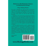 Newington, New Hampshire Families in the Eighteenth Century back cover