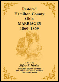 Restored Hamilton County, Ohio, Marriages, 1860-1869