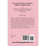 A Genealogical History of the Hoyt, Haight, and Hight Families back cover
