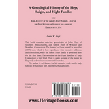 A Genealogical History of the Hoyt, Haight, and Hight Families back cover
