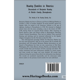 Hawley Families in America: Descendants of Benjamin Hawley of Chester County, Pennsylvania back cover