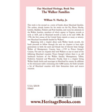 Our Maryland Heritage, Book 2: The Walker Families back cover
