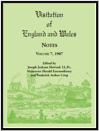 Visitation of England and Wales Notes: Volume 7, 1907