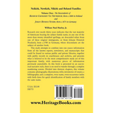Neikirk, Newkirk, Nikirk and Related Families, Volume One back cover