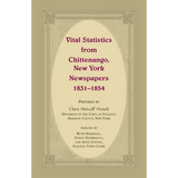 Vital Statistics from Chittenango, New York, Newspapers, 1831-1854