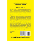 Our Maryland Heritage, Book 9: The Purdum Families back cover