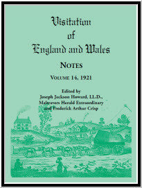 Visitation of England and Wales Notes: Volume 14, 1921
