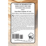 Town of Wilmington, Essex County, New York, Transcribed Serial Records, Volume 7: Emma Hinds' Scrapbook, 1877-1881 back cover