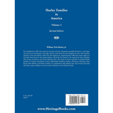 Hurley Families in America, Volume 2, Revised Edition back cover