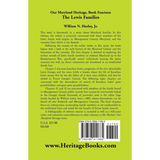 Our Maryland Heritage, Book 14: The Lewis Families back cover