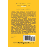 Genealogical Abstracts from the Wauwatosa News, 1899-1904 (Wisconsin) back cover