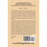 An Historical Sketch of the town of Deer Isle [Hancock County], Maine: With Notices of Its Settlers and Early Inhabitants back cover