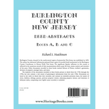 Burlington County, New Jersey Deed Abstracts, Books A, B and C back cover