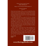 Chester County, South Carolina, Deed Abstracts, Volume I: 1785-1799 [1768-1799] Deed Book A-F back cover