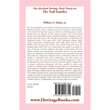 Our Maryland Heritage, Book 26: The Trail Families back cover