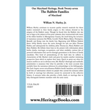 Our Maryland Heritage, Book 27: The Rabbitt Families of Maryland back cover