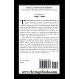 The Illinois Manuscripts: Volume 1Z of the Draper Manuscript Collection back cover