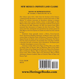 New Mexico Private Land Claims back cover
