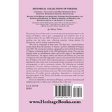 Historical Collections of Virginia: Containing a Collection of the Most Interesting Facts, Traditions, Biographical Sketches, Anecdotes, &c. back cover