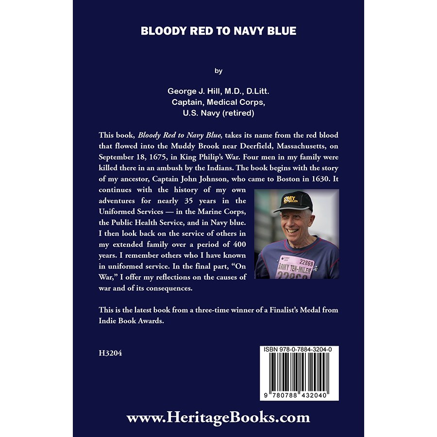 Bloody Red to Navy Blue back cover