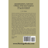 The Assassination of Lincoln: A History of the Great Conspiracy: Trial of the Conspirators by a Military Commission back cover