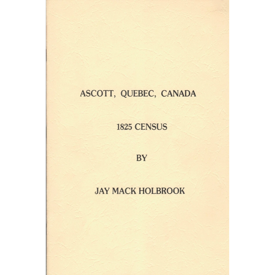 Ascott, Quebec, Canada, 1825 Census