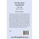 East New Jersey Land Records, 1763-1766 back cover