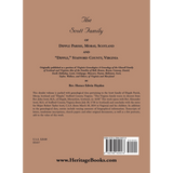 The Scott Family of Dipple Parish, Moray, Scotland and "Dipple," Stafford County, Virginia back cover
