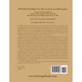 Western Pilgrims: The Hill, Stockwell and Allied Families, Volume I back cover