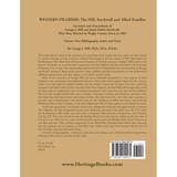 Western Pilgrims: The Hill, Stockwell and Allied Families, Volume II back cover