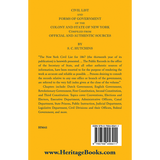 Civil List and Forms of Government of the Colony and State of New York, Compiled from Official and Authentic Sources back cover