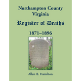 Northampton County, Virginia Register of Deaths, 1871-1896