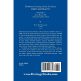 Newberry County, South Carolina Deed Abstracts, Volume I: Deed Books A-B, 1785-1794 [1751-1794] back cover