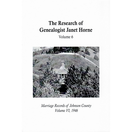 Marriage Records of Johnson County, Kentucky, Volume VI, 1946