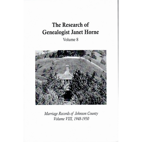 Marriage Records of Johnson County, Kentucky, Volume VIII, 1948-1950