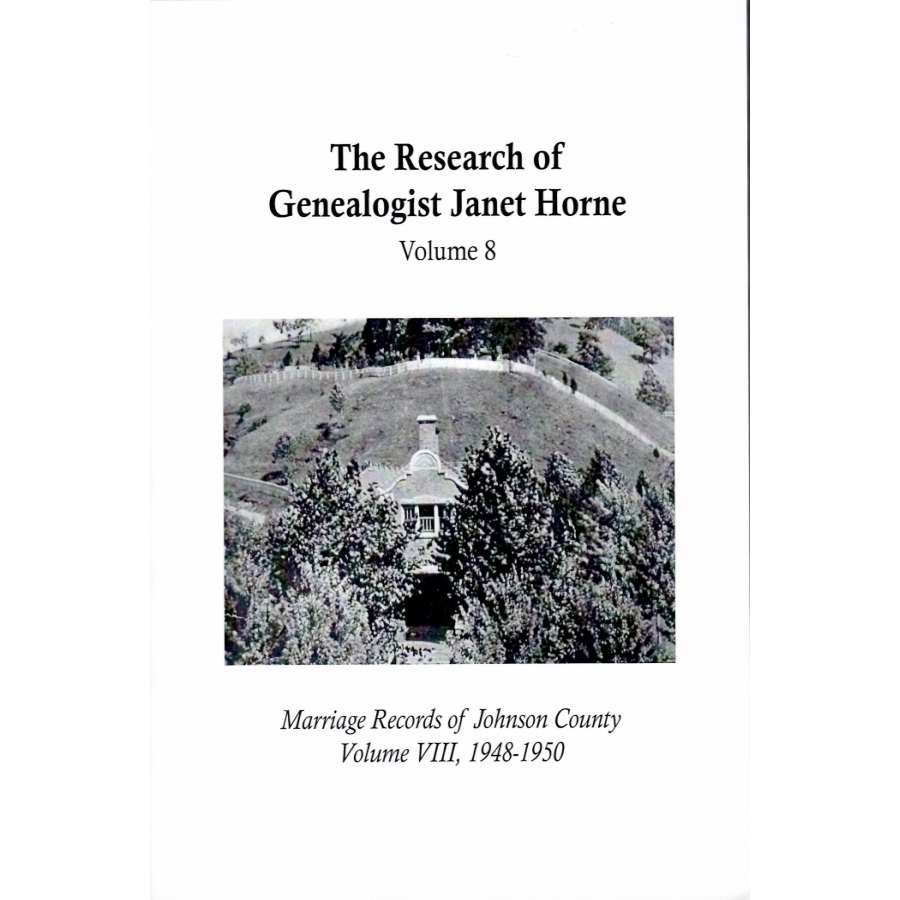 Marriage Records of Johnson County, Kentucky, Volume VIII, 1948-1950