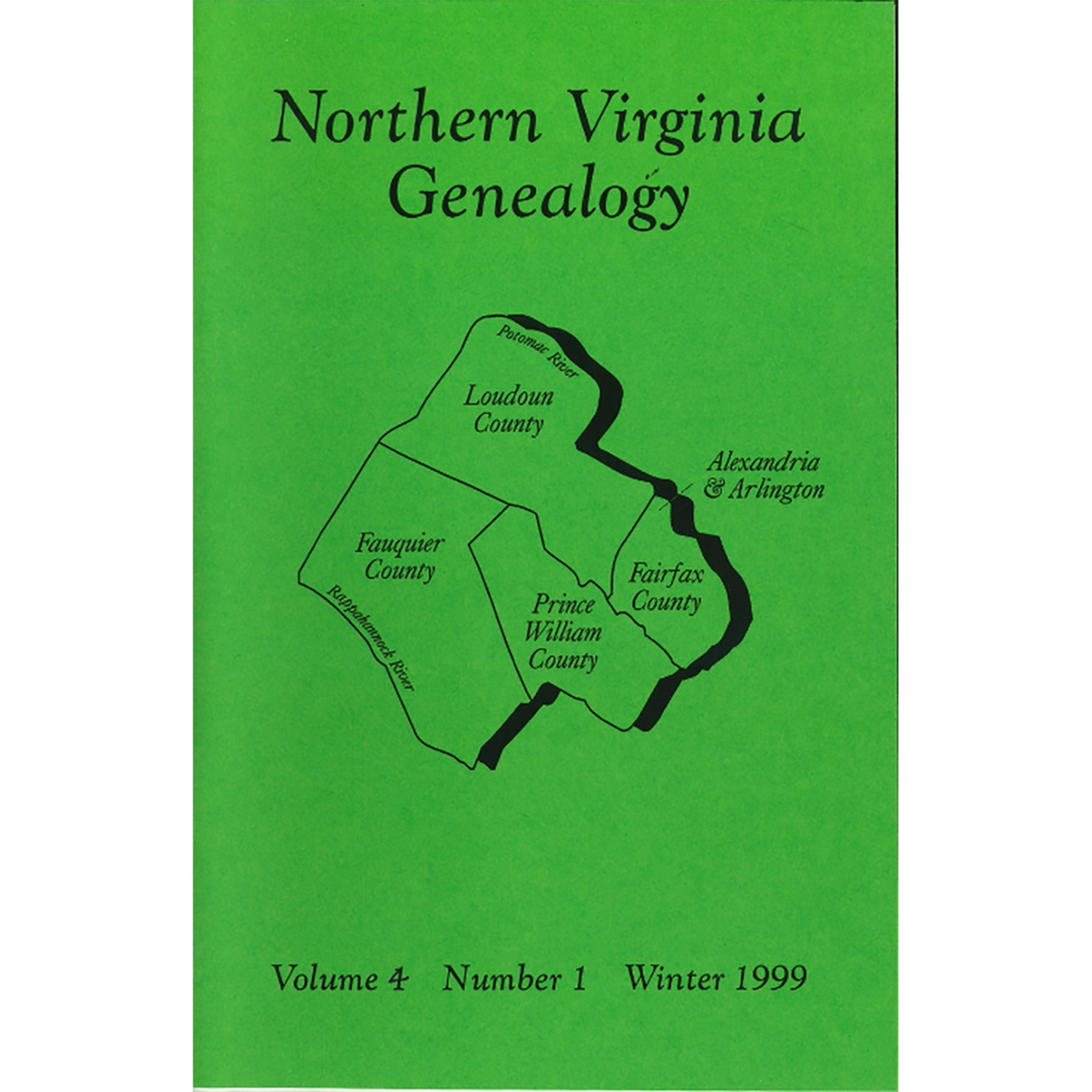 Northern Virginia Genealogy: Volume 4 Number 1, Winter 1999