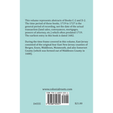 East New Jersey Land Records, 1719-1727, Books C-2 and D-2 back cover