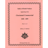 Index of Death Notices Appearing in the "Cincinnati Commercial", 1858-1899