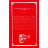 Georgia Families: A Bibliographic Listing of Books about Georgia Families back cover