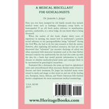 A Medical Miscellany for Genealogists back cover