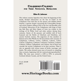 Colquhoun/Calhoun and Their Ancestral Homelands back cover